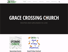 Tablet Screenshot of gracecrossingchurch.org